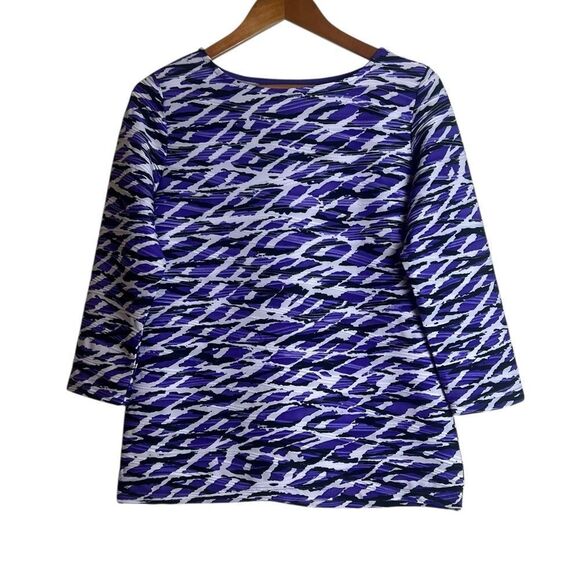 3 for $30! Unbranded purple textured shirt - Picture 1 of 6